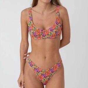 Bright Swimwear Capri Bottoms A Tropical Night